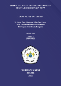 Image of TA TANOTO SISTEM INFORMASI PENYEBARAN COVID-19 DENGAN PHP 7