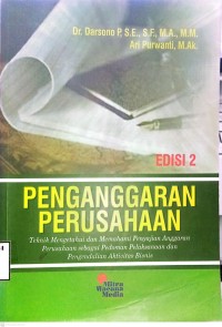 Image of Penganggaran Perusahaan