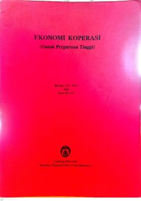 Image of Ekonomi Koperasi