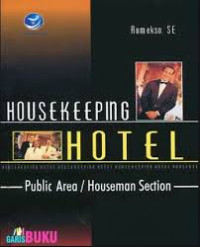 Image of Housekeeping Hotel Public Area/Houseman Section